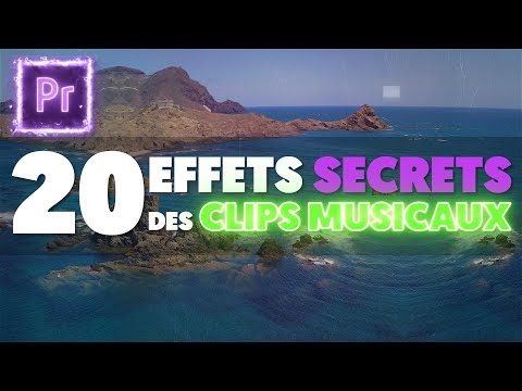 20 EFFETS SECRETS des CLIPS MUSICAUX #1 (Montage clip musical Premiere Pro)