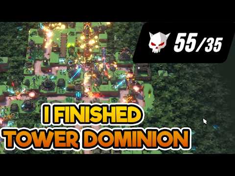I BROKE this GAME | Wave 54 in TOWER DOMINION (World Record)