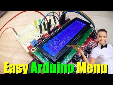 Arduino Keypad Shield Menu System