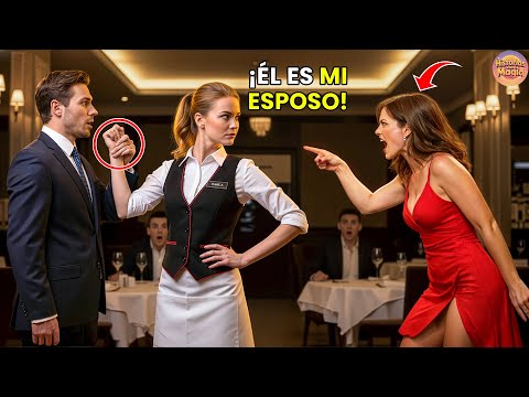 “¡Es Mi Esposo!” La Mesera Toma Al Millonario Y Lo Deja Helado… 3 Minutos Después, Él Agradece