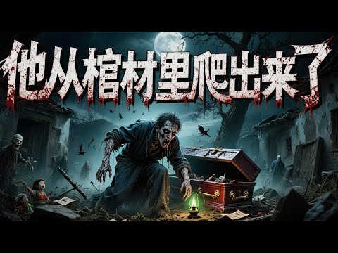他从棺材里爬出来了