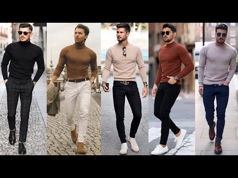 The best casual outfits with a sweater for men 2021 | Outfit ideas with sweater for men |Men's Style