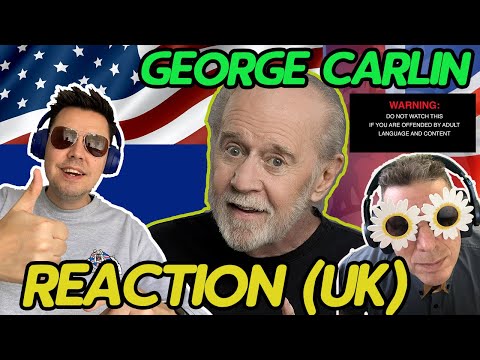 George Carlin - Religion is BS (BRITS REACTION) COMEDY