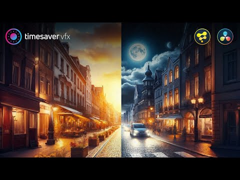 0184 Превращаем день в ночь / Relighting в Davinci Resolve