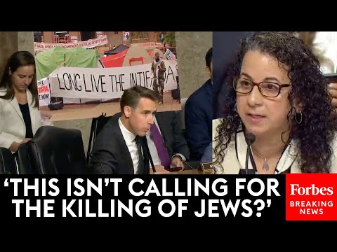Josh Hawley Mercilessly Grills Arab American Institute Leader About 'Long Live The Antifada' Meaning