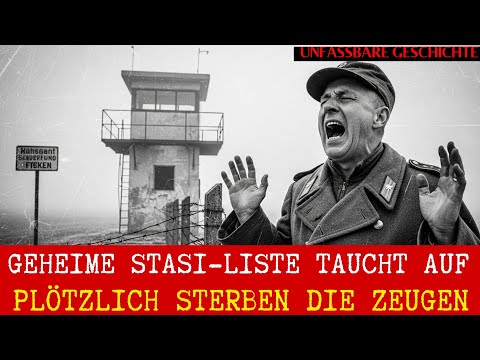 GEHEIME TODESLISTE DER STASI: WER JAGT DIE GRENZSOLDATEN?