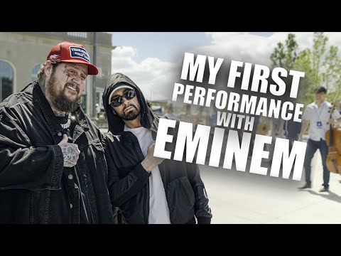 I got to perform with EMINEM Y'all!