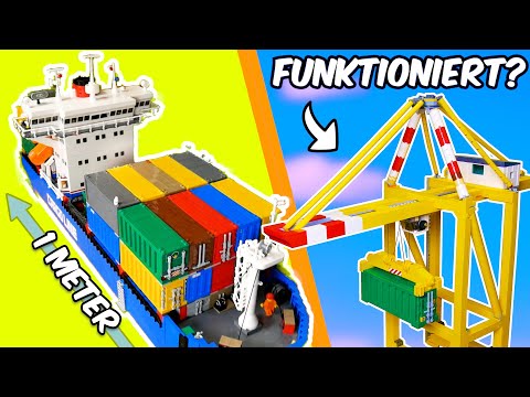 Kompletter CONTAINERHAFEN aus Lego...
