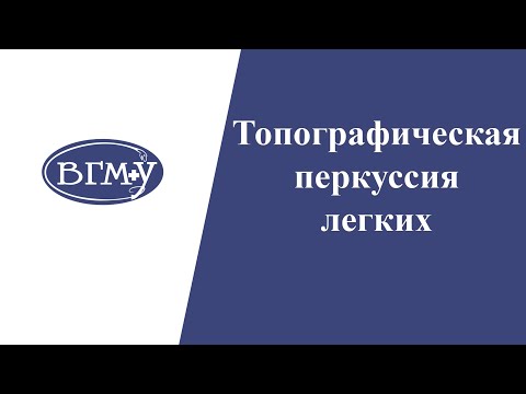 Топографическая перкуссия легких
