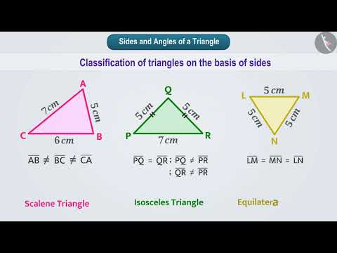 Triangle and its parts, median and altitude of a triangle | Part 1/5 | English | Class 7