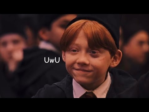 ron weasley looking at hermione granger for 54 seconds straight