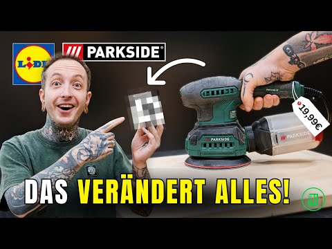 Ich wollte nur den 19€ PARKSIDE 3in1 Schleifer testen 👉 und finde DAS im Paket! 😲🤩 | Jonas Winkler