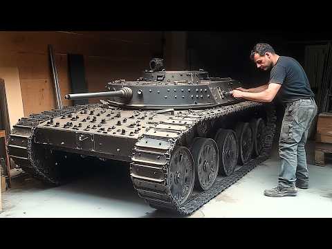 Man Builds TANK for His Son Using Old Vehicle Parts | Start to Finish by @Meanwhile in the Garage