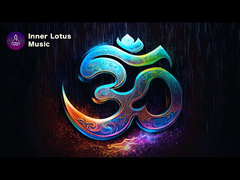 963Hz Deep OM Mantra + Rain • 11h Black Screen Sleep Music • Crown Chakra Healing, Pineal Activation