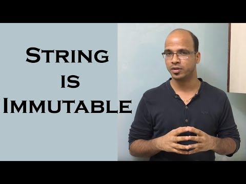 9.9 String is Immutable