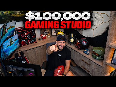 MY NEW $100,000 FLORIDA GAMING STUDIO! (VLOG)