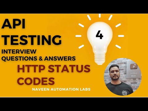 Part 4 - Important HTTP Status Codes  - API Testing Interview Questions & Answers