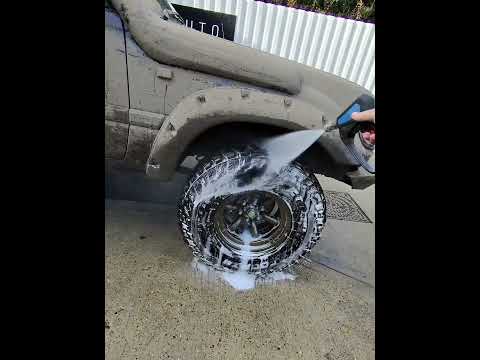 Cleaning up one dirty mudder… #autofinesse #detailing #carcare #landcruiser
