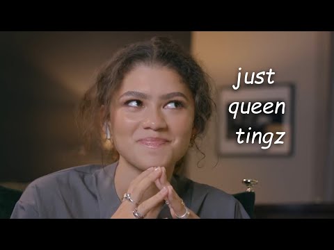 zendaya being her iconic self for 5 minutes and 30 seconds
