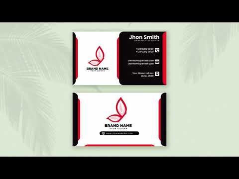 Visiting Card Design in Photoshop | How to earn Money Buy Designing Business Card in Photoshop