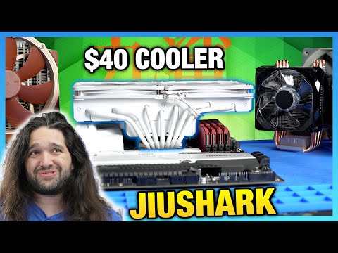 Weird $40 CPU Cooler: Jiushark JF13K Diamond Flat Tower Review
