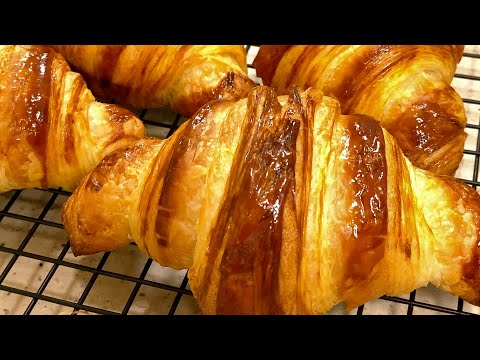 Eng] 크로와상 만들기⁝  🥐 버터 풍미 가득한 프렌치 크로와상/ 👍기계 없이 손반죽으로 쉽게 만들기/ How to make French Croissants