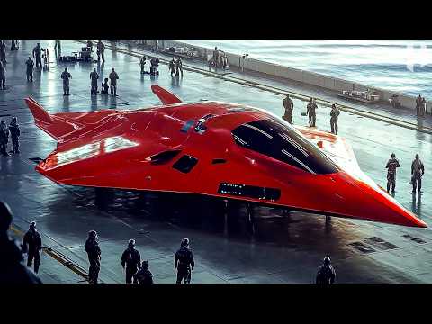 The Mysterious Jet Aircraft on NATO Navy Aircraft Carrier in Mediterranean Sea