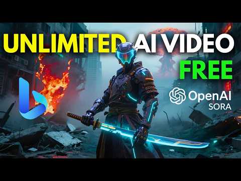 UNLIMITED FREE AI Video Generator by Microsoft Bing AI Video Creator Powered By SORA AI VIDEO