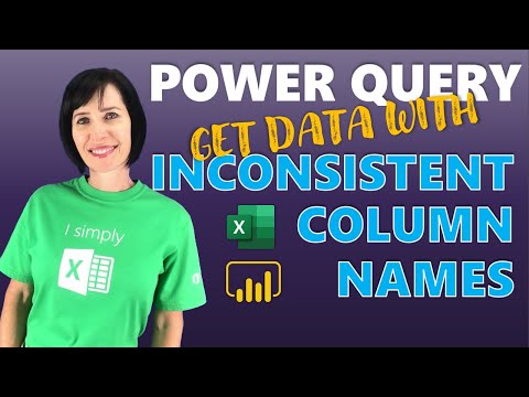 Power Query Combine Files with Different Column Names - Super EASY!