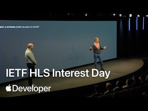IETF HLS Interest Day | Meet with Apple