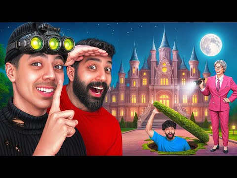 شب توی لاکچری ترین مهدکودک ایران قایم شدیم😂🏰