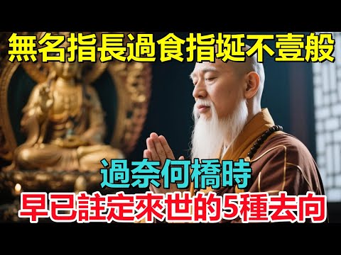 無名指長過食指埏不壹般，過奈何橋時，早已註定來世的5種去向！