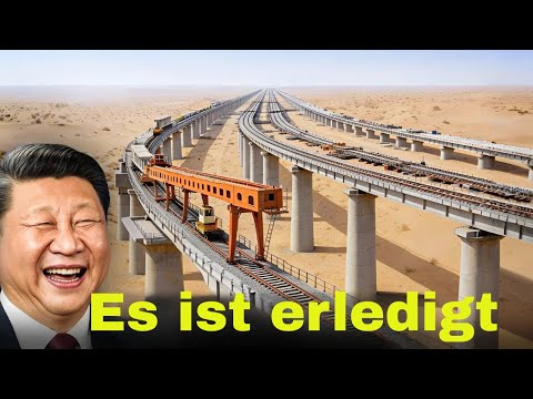 Wie China eine 2.000 km lange Hochgeschwindigkeitsbahn durch die Wüste baute  US-Ingenieure staunten