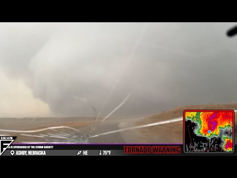 The Largest Tornado I've Ever Chased - Live As It Happened - Nebraska Mega Wedge