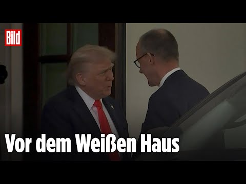 Hier begrüßt Trump Bundeskanzler Merz