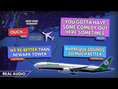 12 Funny and Friendly ATC conversations at New York Kennedy Airport. Real ATC