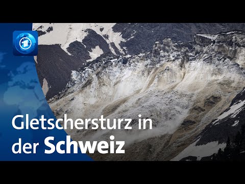 Großteil des Birch-Gletschers in der Schweiz abgebrochen