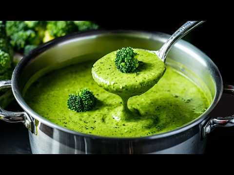 🥦 This broccoli and cauliflower soup is like medicine for my stomach!🔥 I cook it every day