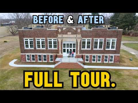 We live in this SCHOOL! How did we buy it? + FULL TOUR