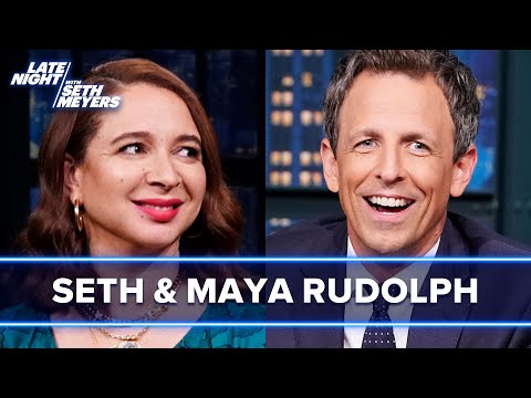 Maya Rudolph Does Improv with a Basket of Wigs, Reveals a Cut SNL Sketch and Seth's Paris Hilton Bet