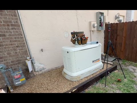 How To Install A Whole House Generac Generator And A 200 Amp Generac Transfer Switch. #24KWGenerac
