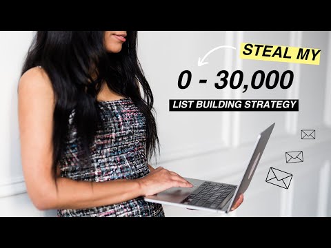 How I Built an Email List of 30,000+