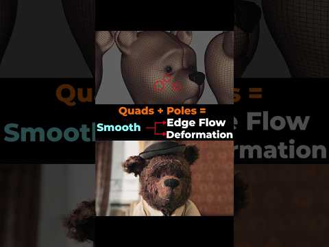 Poles in Topology: Are you using them correctly? #3dmodeling #vfx #animation