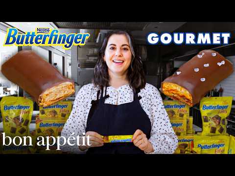 Pastry Chef Attempts to Make Gourmet Butterfingers | Bon Appétit