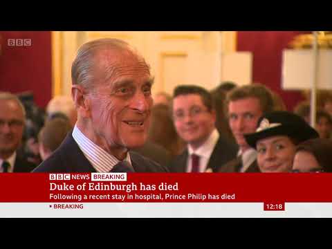 BBC BREAKING News Special - Prince Philip's Death - Part One - 9th April 2021