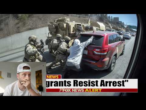 Migrants Fight State Troopers... after Wild Car Chase