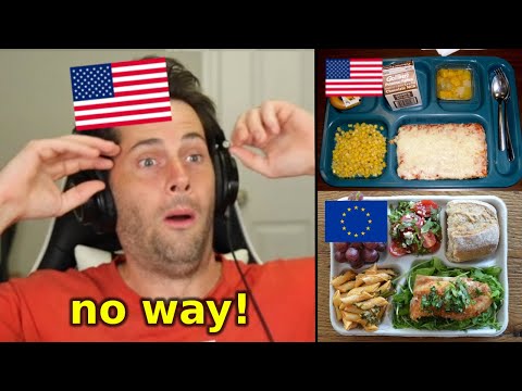 American Reacts to School Lunches in Other Countries