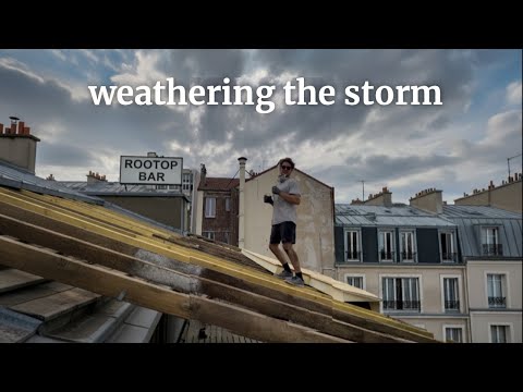 Rain Bursts Through our Roofless Manor! Will We Get it Waterproof in Time?