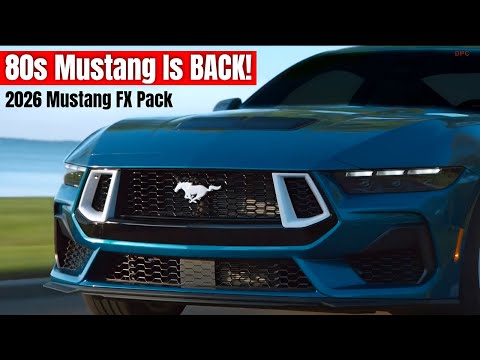 New 2026 Ford Mustang FX Pack Brings Back the 80s in Style