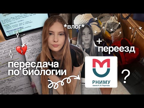 preparation for retaking the exam in honey and moving 💔 RNIMU named after Pirogov